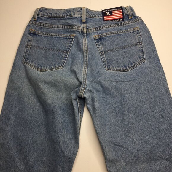 Ralph Lauren Polo Women's Denim Light Wash Jeans Button Zipper Closure Size 10 - Picture 4 of 11